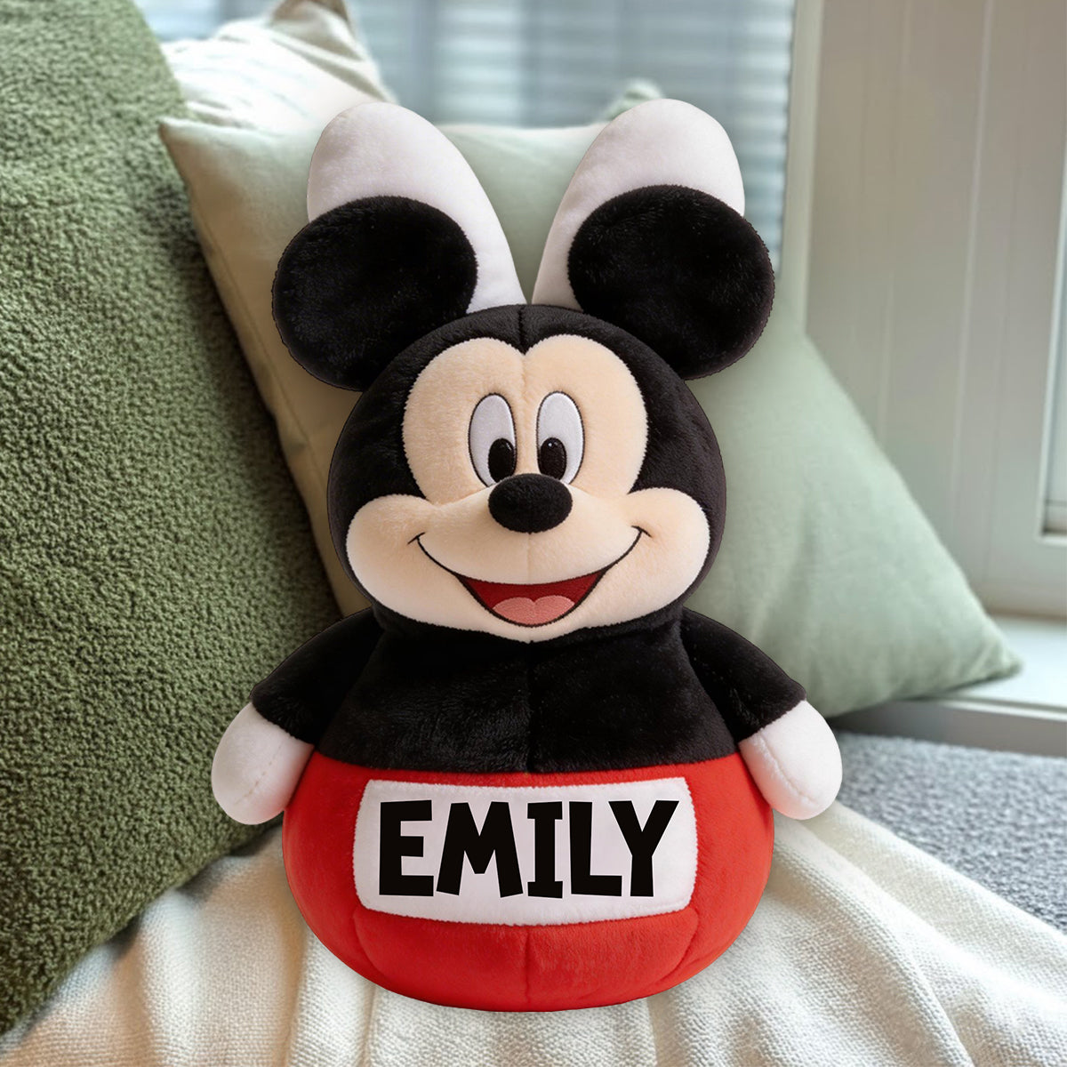 Personalized Faux Fur Pillow Custom Shape Gift for Kids Premium Faux Fur Pillow GradoCreations