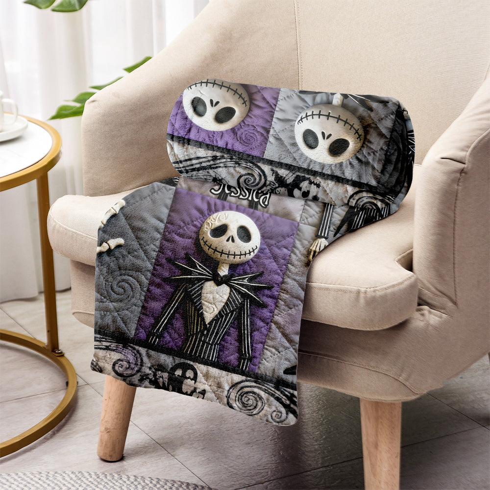 Personalized Dark King Blanket Custom Name Cozy Gift Idea Blanket GradoCreations