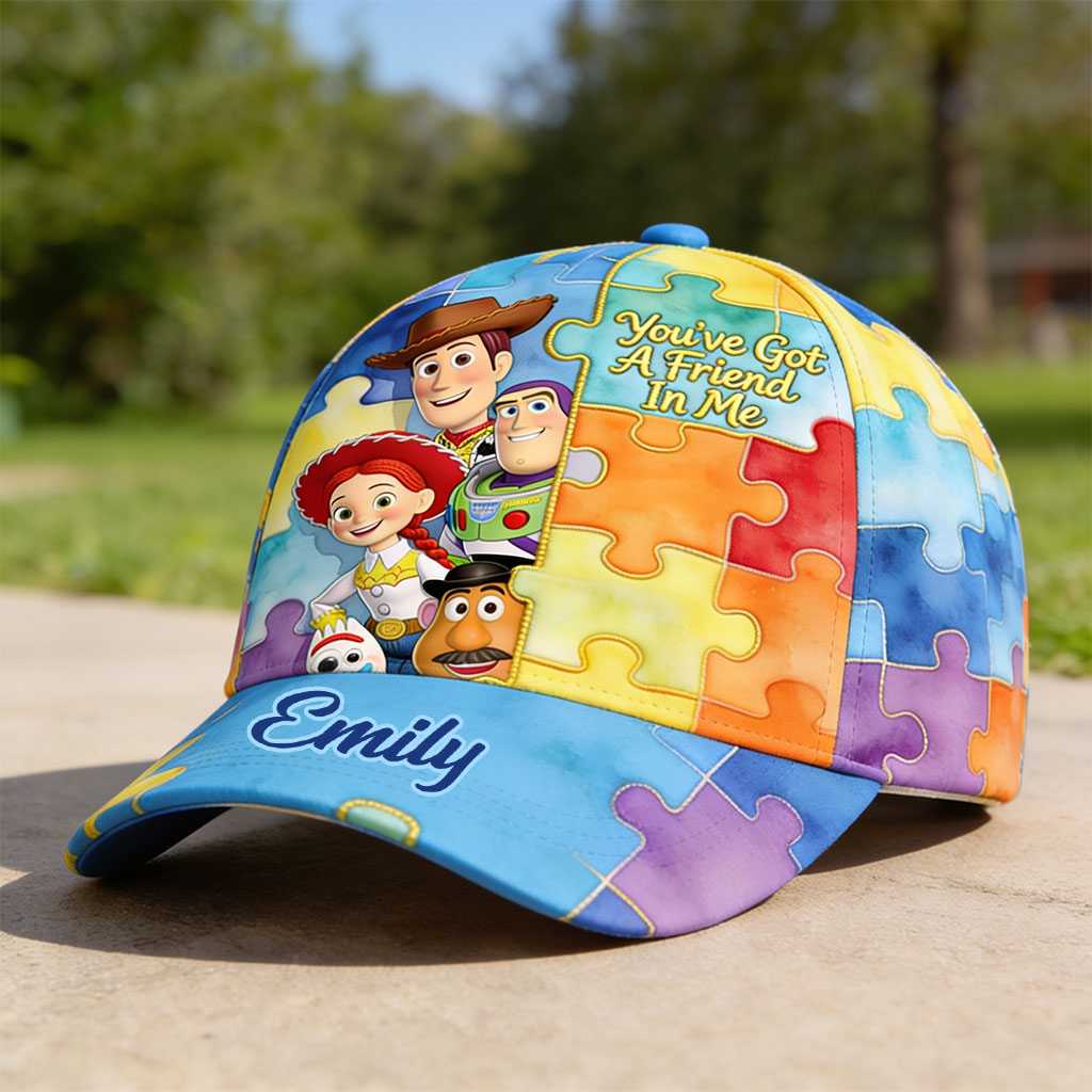 Personalized Autism Awareness Classic Cap Custom Name Gift Classic Cap GradoCreations