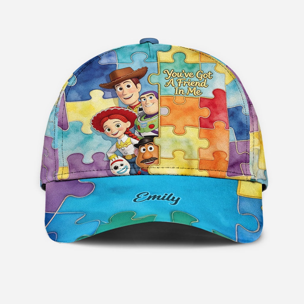Personalized Autism Awareness Classic Cap Custom Name Gift Classic Cap GradoCreations