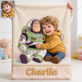 Personalized Kids Movie Blanket with Custom Name 3D Design Blanket GradoCreations