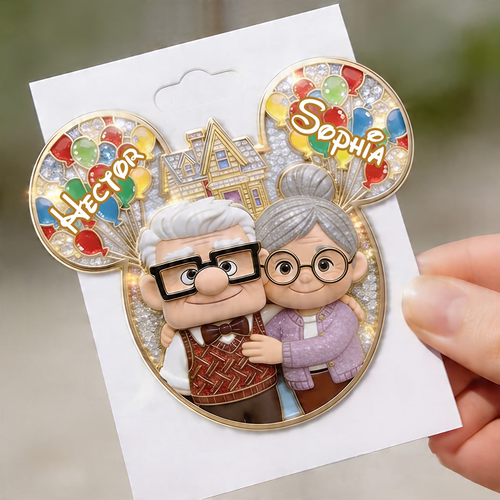 Personalized Up Movie Couple Pin Acrylic Enamel Gift Idea Acrylic Enamel Pin GradoCreations