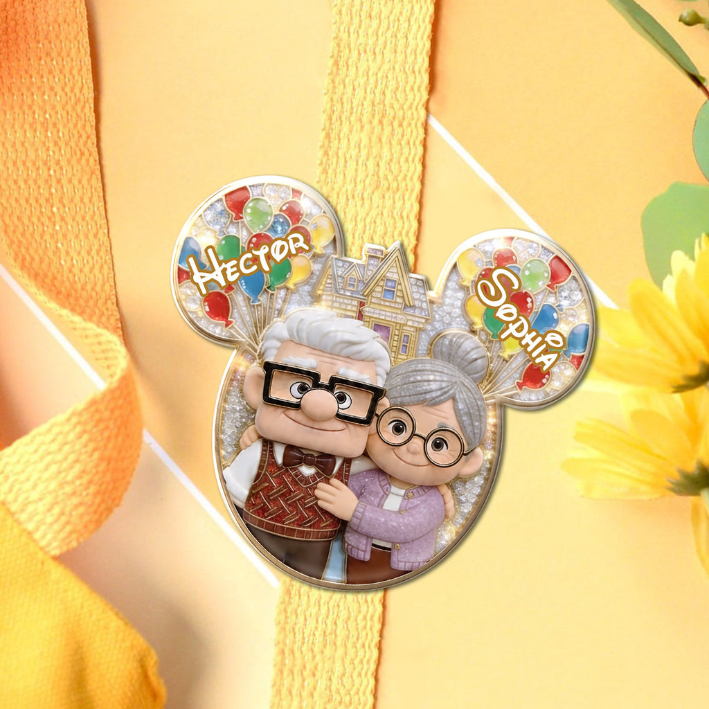 Personalized Up Movie Couple Pin Acrylic Enamel Gift Idea Acrylic Enamel Pin GradoCreations