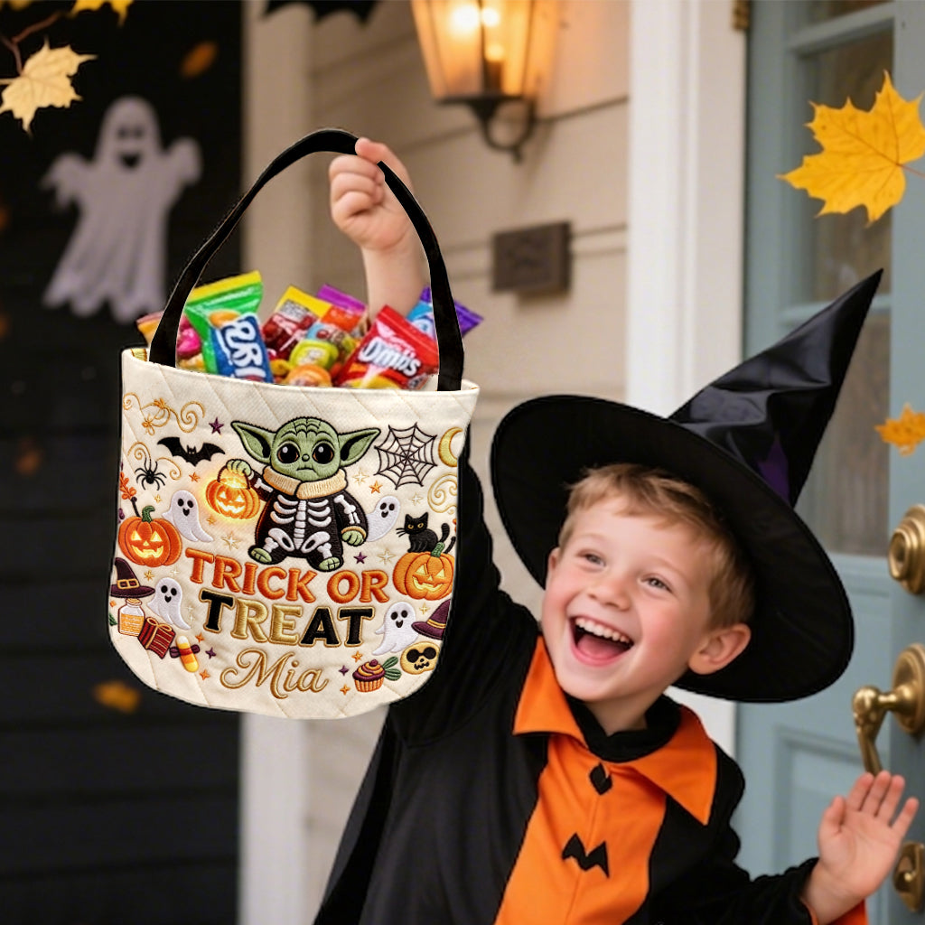 Personalized Halloween Trick Or Treat Basket for Kids – Spooky Gift Basket GradoCreations