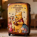 Personalized 100th Anniversary Bear Luggage Cover Gift Luggage Cover GradoCreations