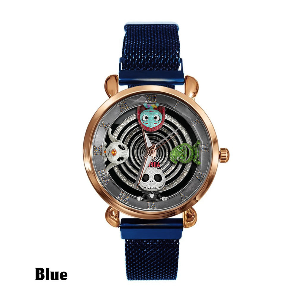 Personalized Gothic Spiral Women’s Watch Custom Name Gift Women Hand Watch GradoCreations