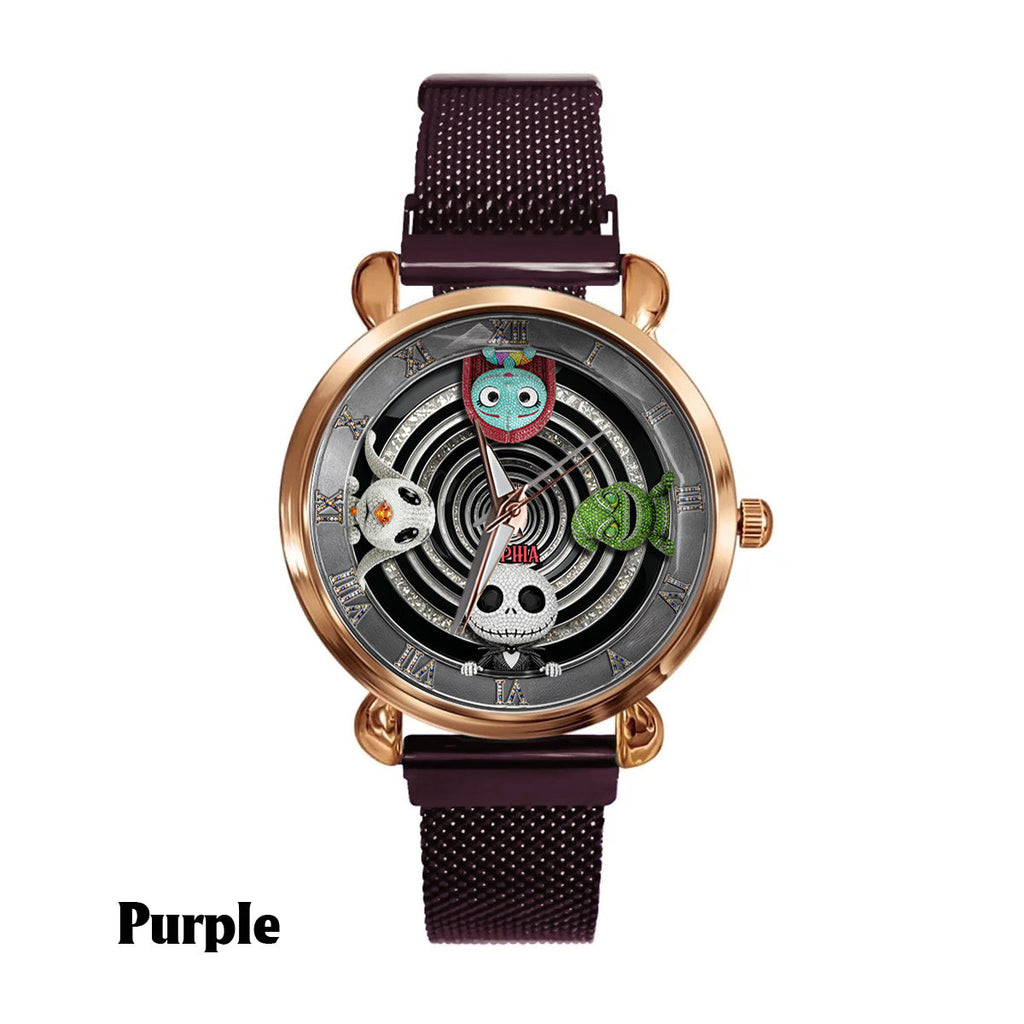 Personalized Gothic Spiral Women’s Watch Custom Name Gift Women Hand Watch GradoCreations