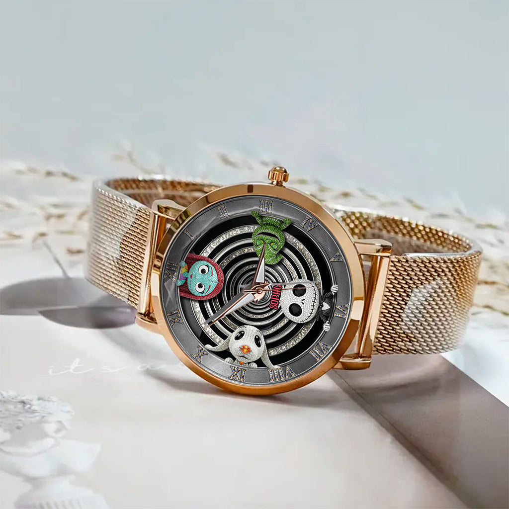 Personalized Gothic Spiral Women’s Watch Custom Name Gift Women Hand Watch GradoCreations