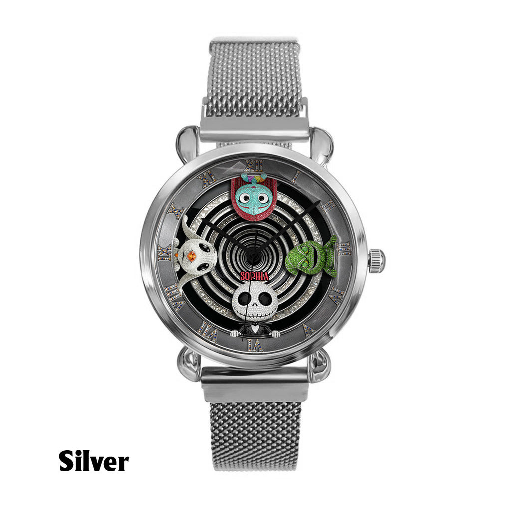 Personalized Gothic Spiral Women’s Watch Custom Name Gift Women Hand Watch GradoCreations