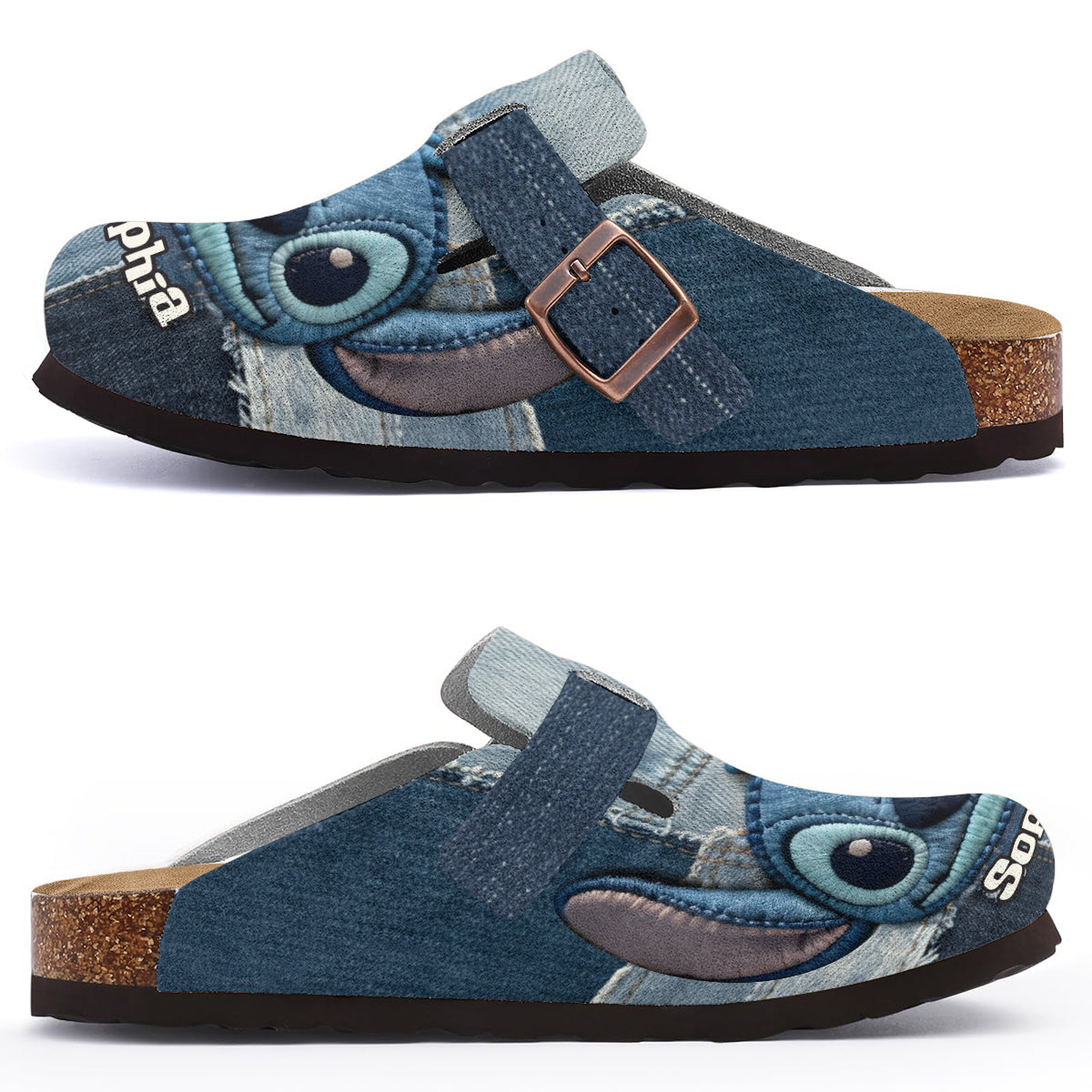 Personalized Blue Ohana Clogs with Arch Support for Kids Clogs With Arch Support GradoCreations