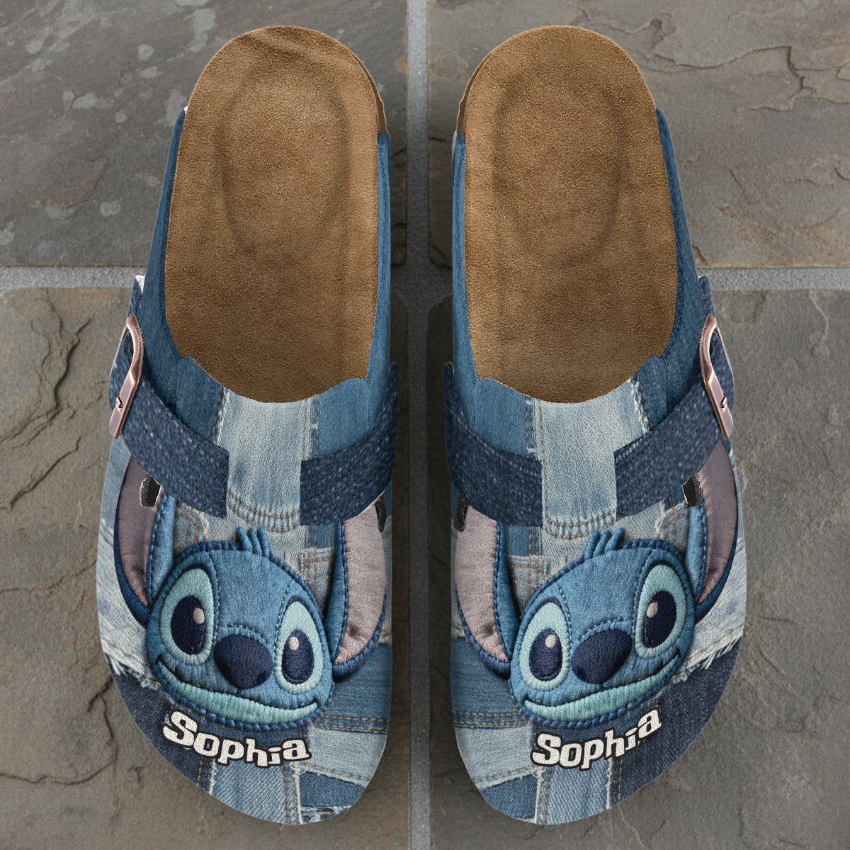 Personalized Blue Ohana Clogs with Arch Support for Kids Clogs With Arch Support GradoCreations