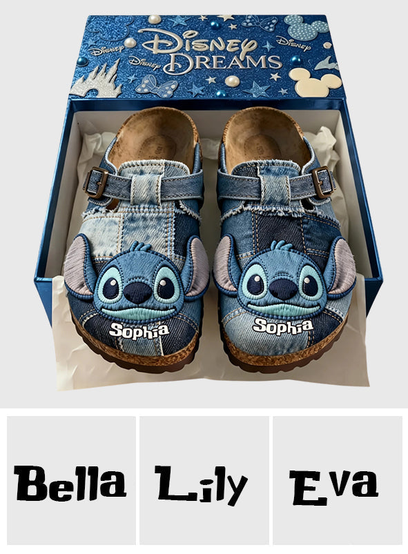 Personalized Blue Ohana Clogs with Arch Support for Kids Clogs With Arch Support GradoCreations