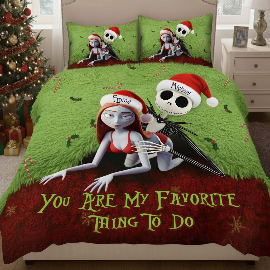 Personalized Nightmare Before Christmas Bedding Set Gift for Kids Bedding Set GradoCreations