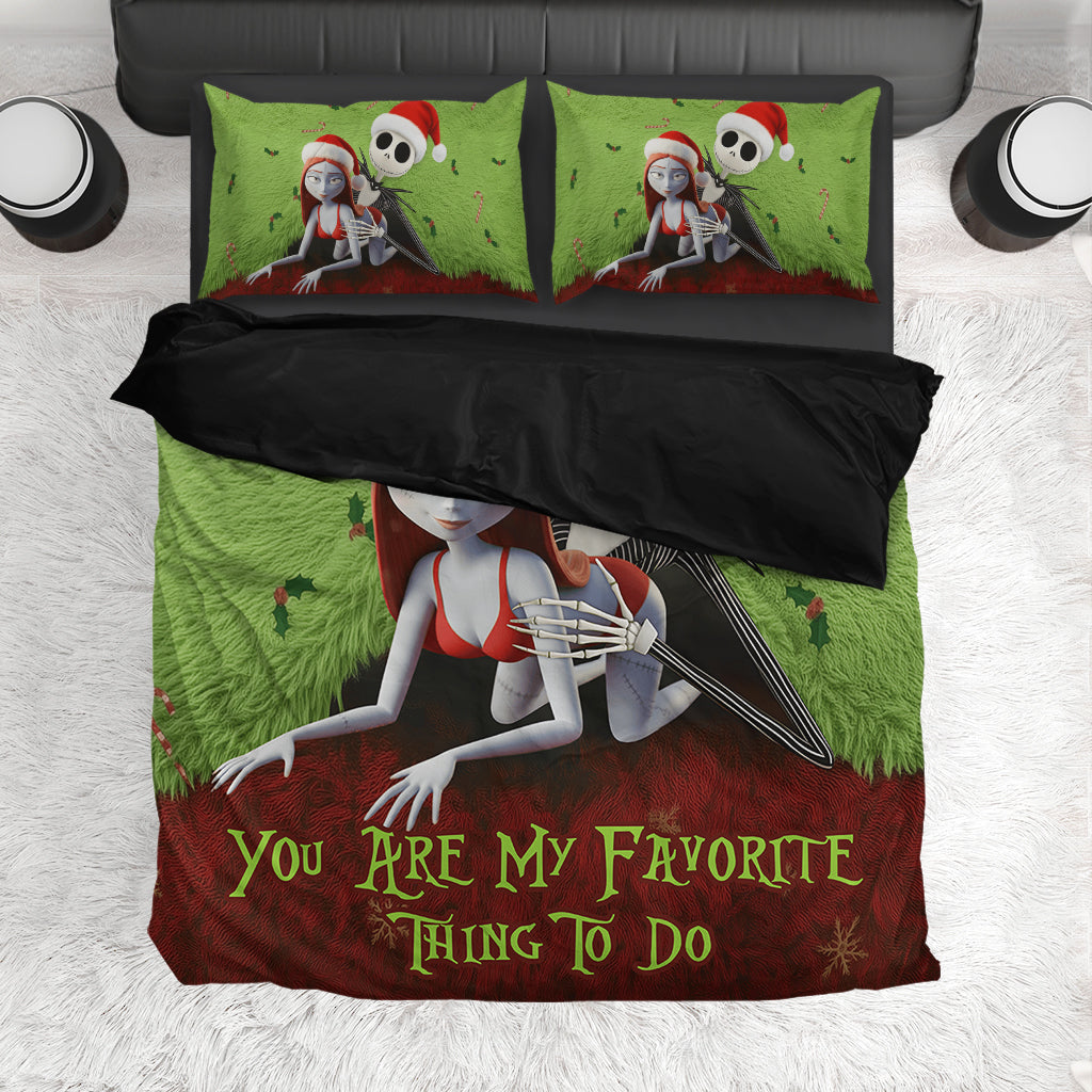Personalized Nightmare Before Christmas Bedding Set Gift for Kids Bedding Set GradoCreations