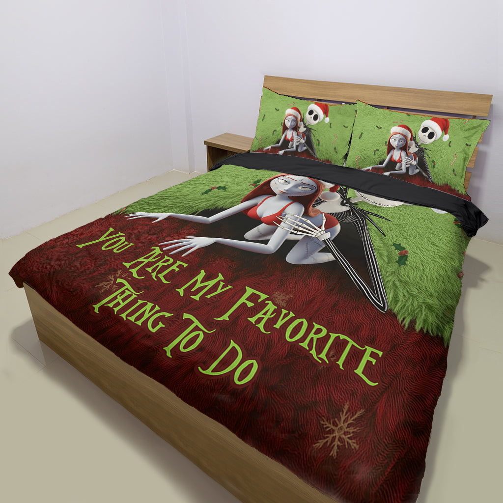 Personalized Nightmare Before Christmas Bedding Set Gift for Kids Bedding Set GradoCreations