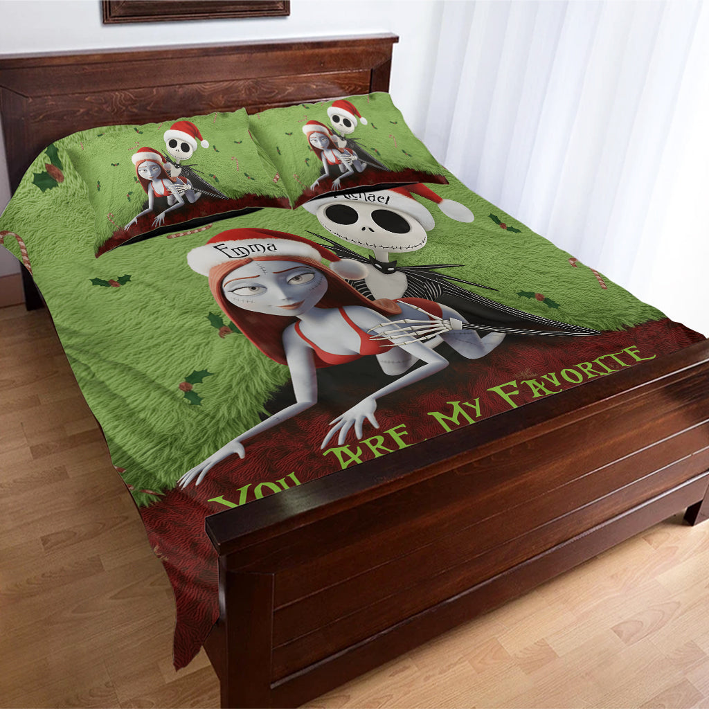 Personalized Nightmare Before Christmas Bedding Set Gift for Kids Bedding Set GradoCreations