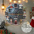 Personalized Star Wars LED Wall Clock Custom Name Gift for Christmas LED Light Wall Clock GradoCreations