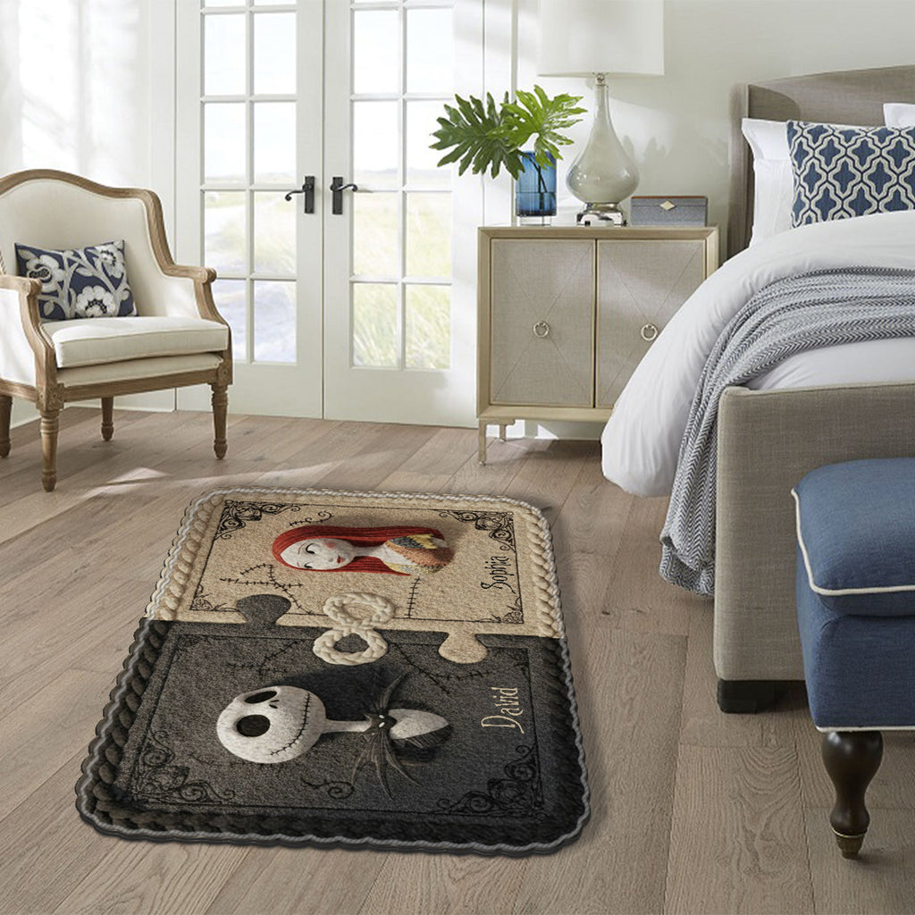 Personalized Non-Slip Tufted Rug Custom Name Design Gift for Couples Non-Slip Tufted Rug GradoCreations