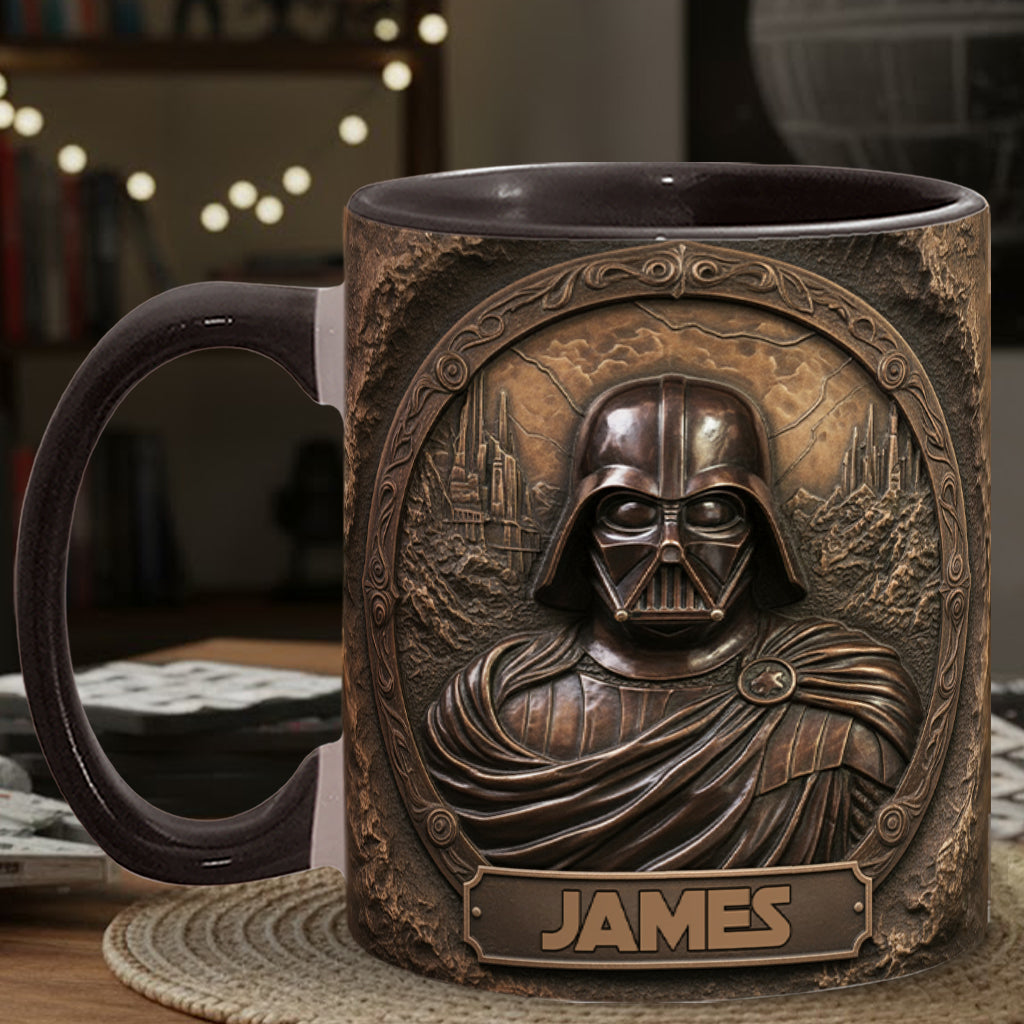 Personalized Darth Vader Accent Mug Custom Name Gift Idea Accent Mug GradoCreations