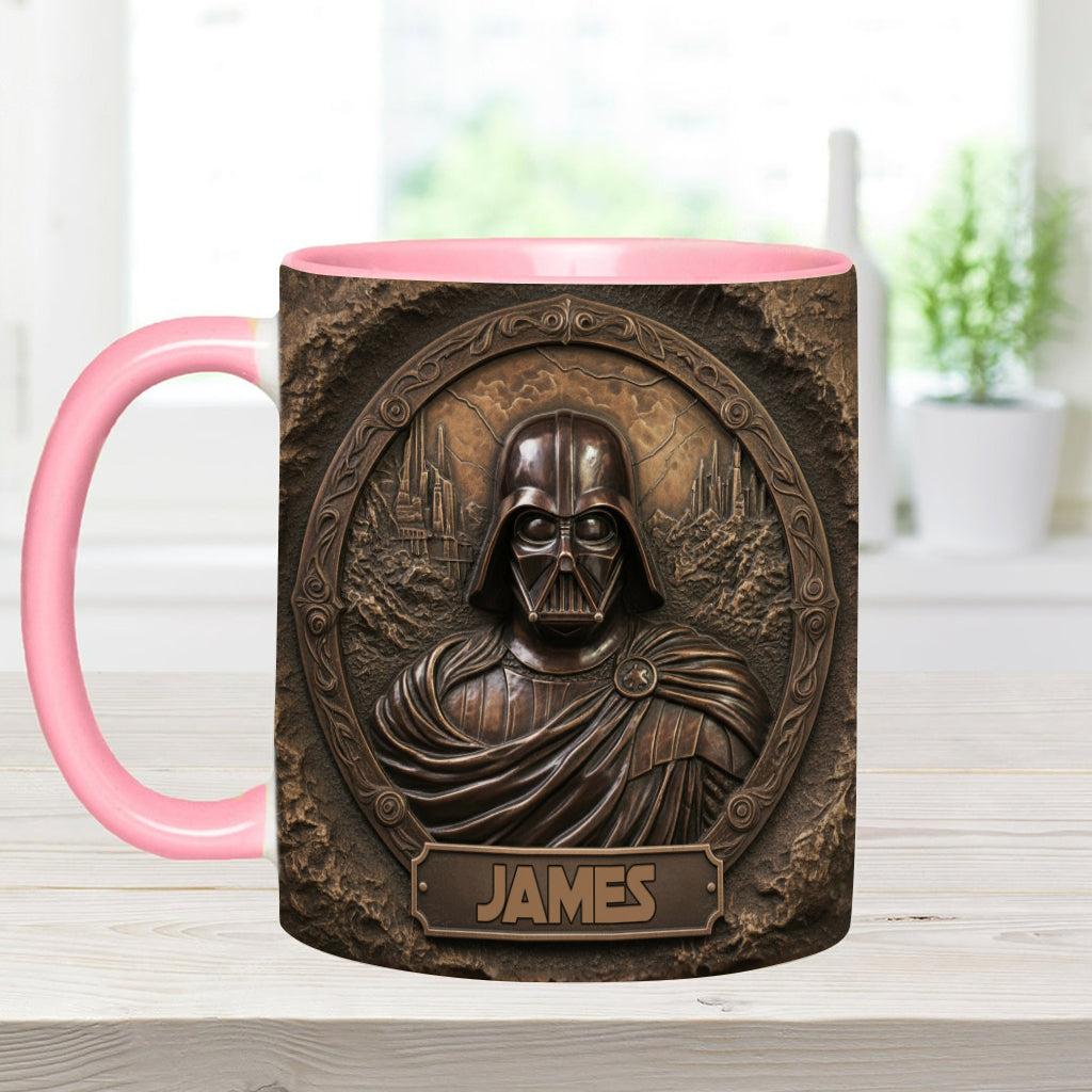 Personalized Darth Vader Accent Mug Custom Name Gift Idea Accent Mug GradoCreations