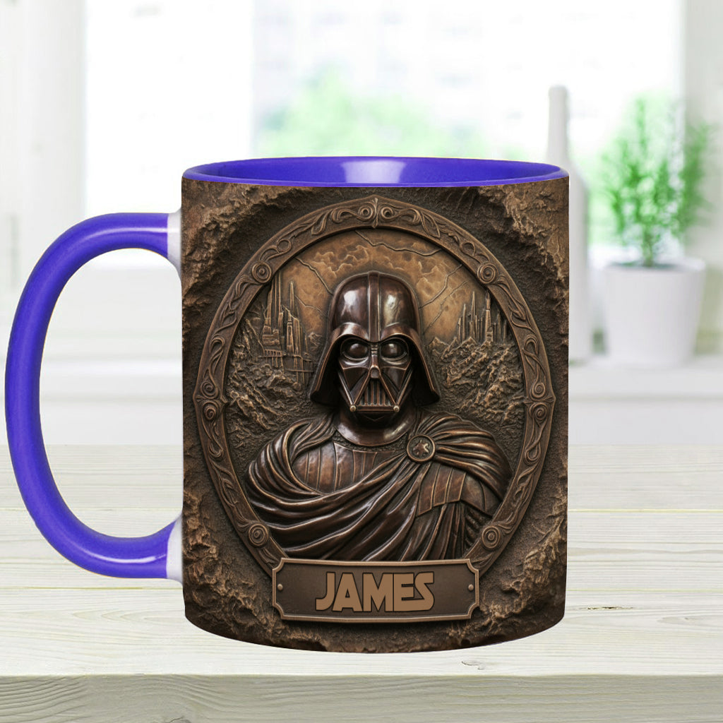 Personalized Darth Vader Accent Mug Custom Name Gift Idea Accent Mug GradoCreations