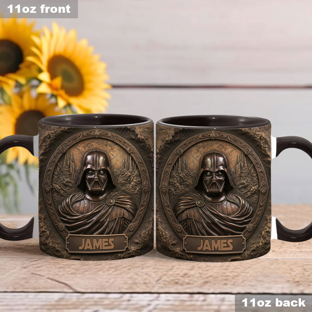 Personalized Darth Vader Accent Mug Custom Name Gift Idea Accent Mug GradoCreations