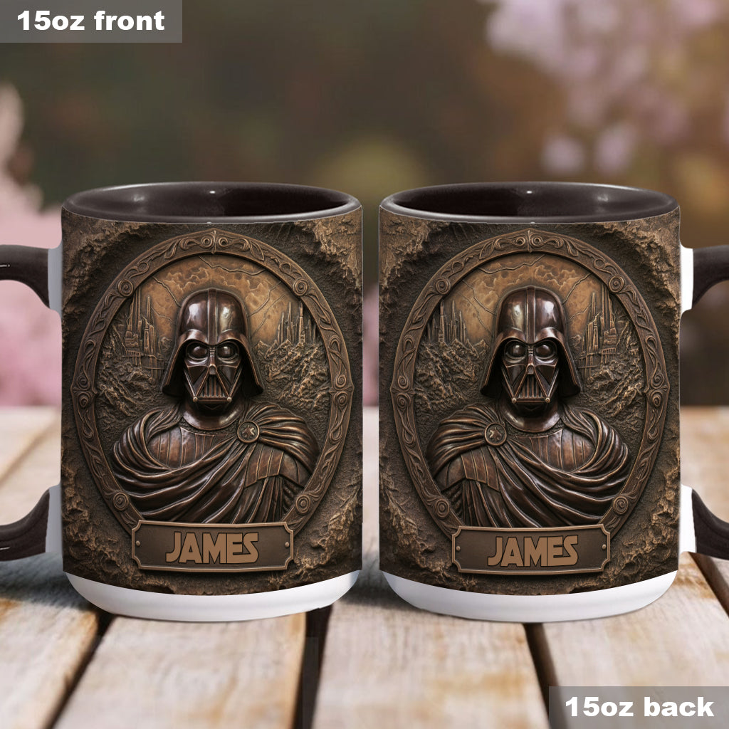 Personalized Darth Vader Accent Mug Custom Name Gift Idea Accent Mug GradoCreations