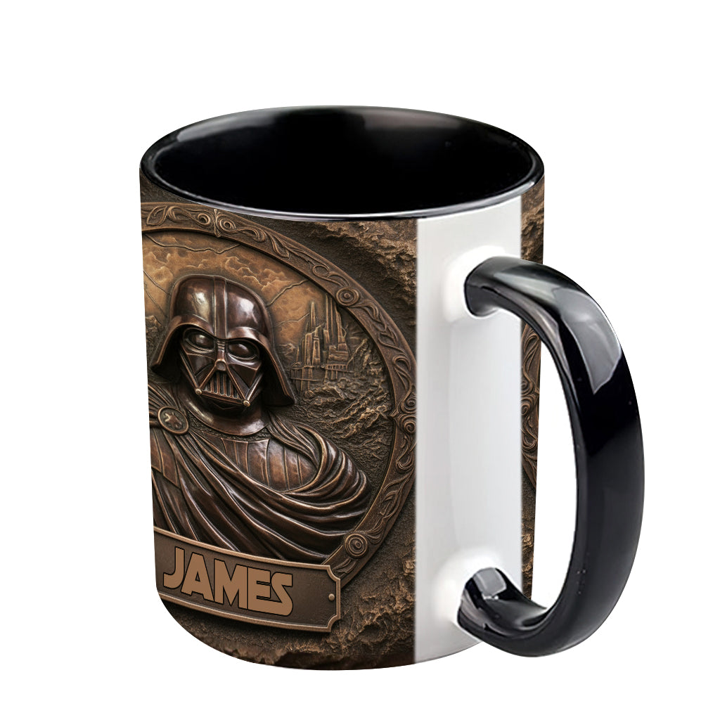 Personalized Darth Vader Accent Mug Custom Name Gift Idea Accent Mug GradoCreations
