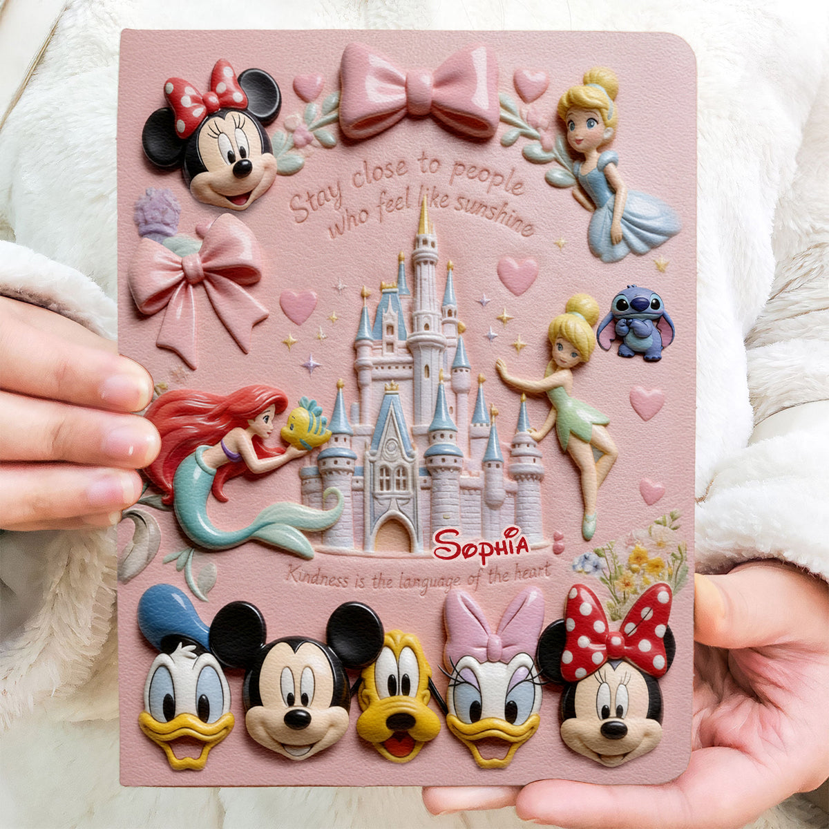 Personalized Leather Castle Journal Custom Name Gift for Kids Leather Journal GradoCreations