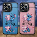 Personalized Ohana Family Wallet Phone Case Custom Name Gift Fully Printed Wallet Phone Case GradoCreations