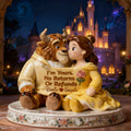 Personalized Beauty and The Beast Acrylic Plaque Custom Name Gift for Couples Custom Shaped Acrylic Plaque GradoCreations