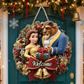 Personalized Disney Themed Welcome Sign Custom Wood Decoration Wood Sign GradoCreations