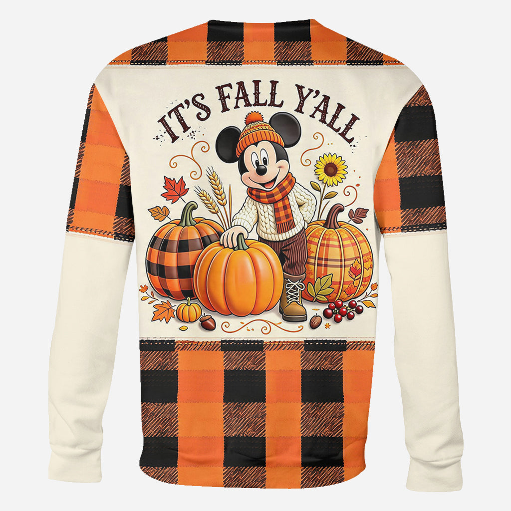 Personalized Fall-Themed All Over Shirt Custom Name Gift All Over Shirt GradoCreations