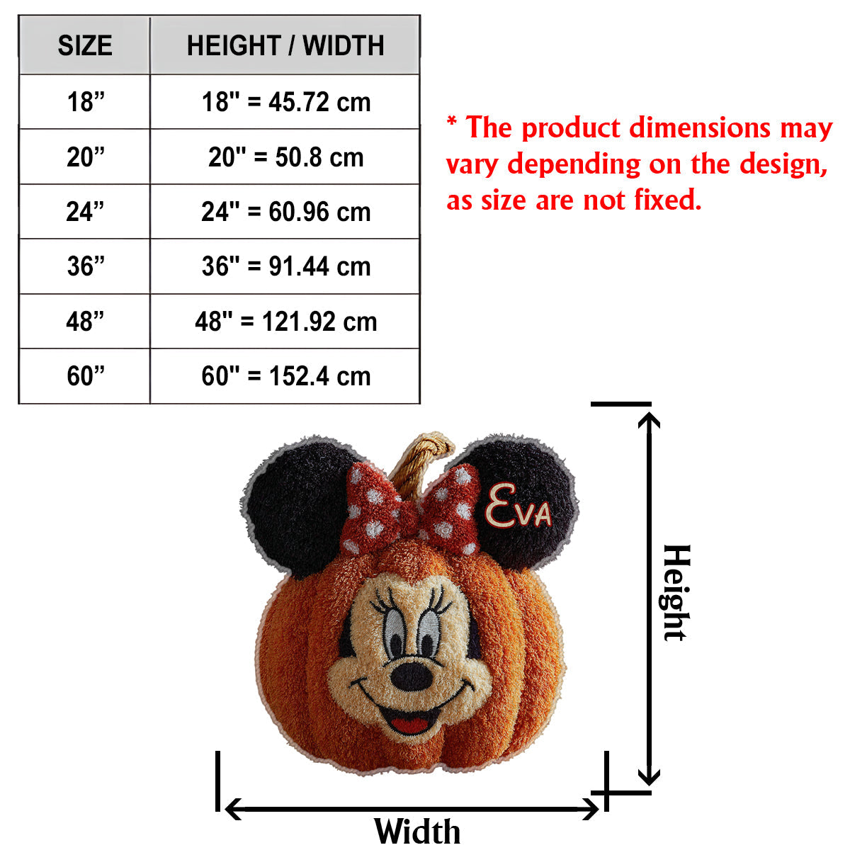 Personalized Pumpkin Mouse Non-Slip Tufted Rug for Kids & Halloween Non-Slip Tufted Rug GradoCreations