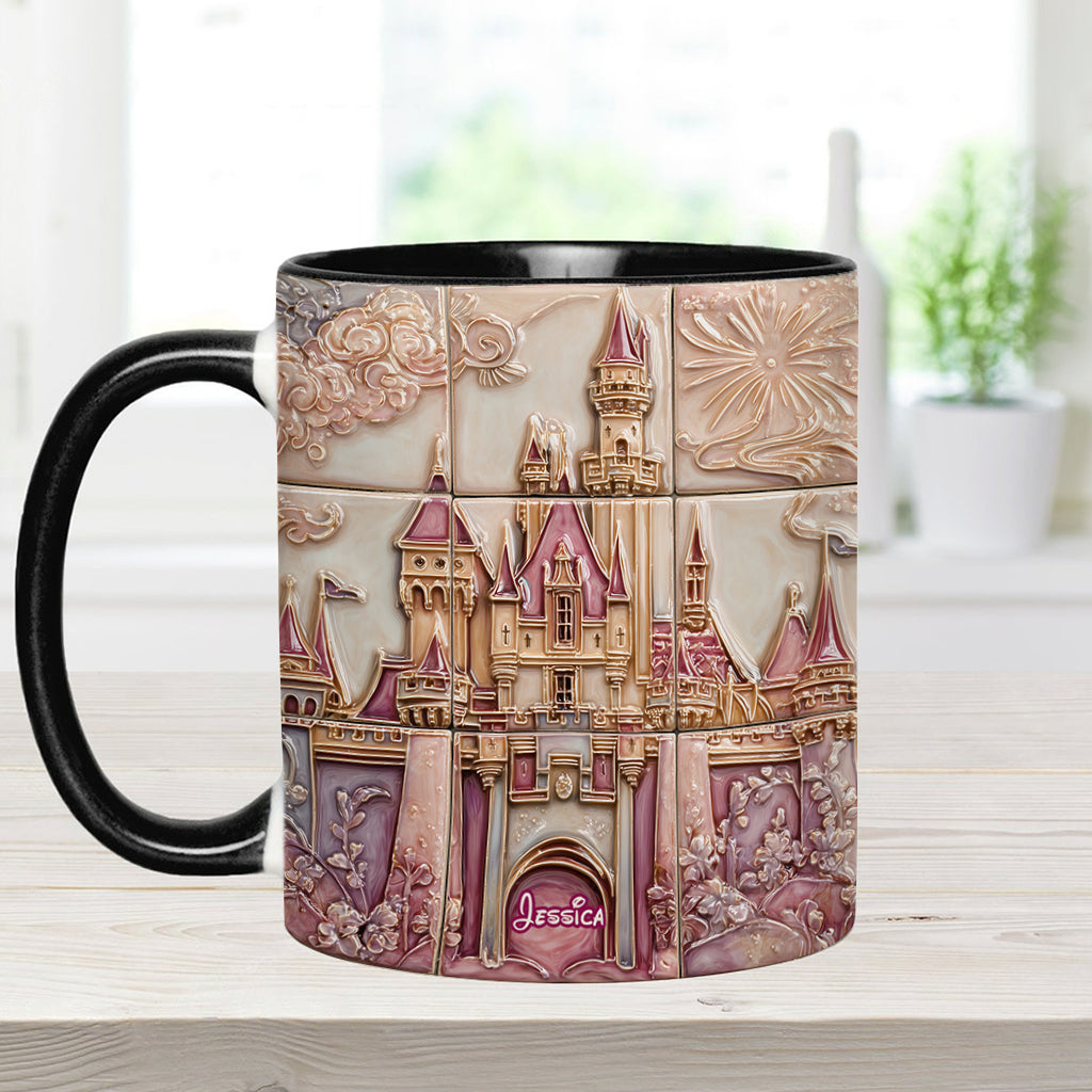 Personalized Magical Castle Accent Mug Custom Name Gift for Kids Accent Mug GradoCreations