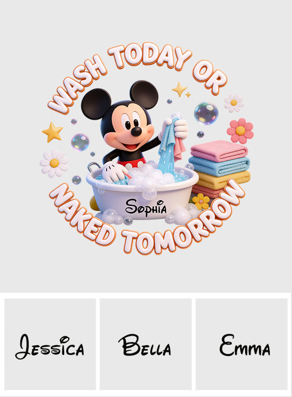 Personalized Mickey Mouse Laundry Decal Custom Name Gift Decal Die Cut GradoCreations