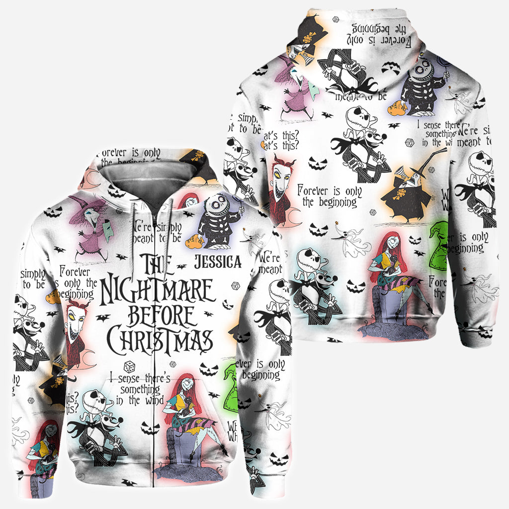 Personalized Nightmare Before Christmas All Over Shirt Gift All Over Shirt GradoCreations