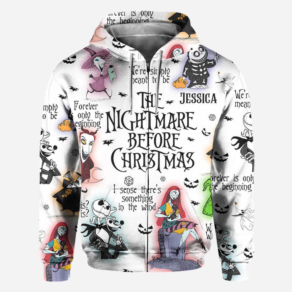 Personalized Nightmare Before Christmas All Over Shirt Gift All Over Shirt GradoCreations