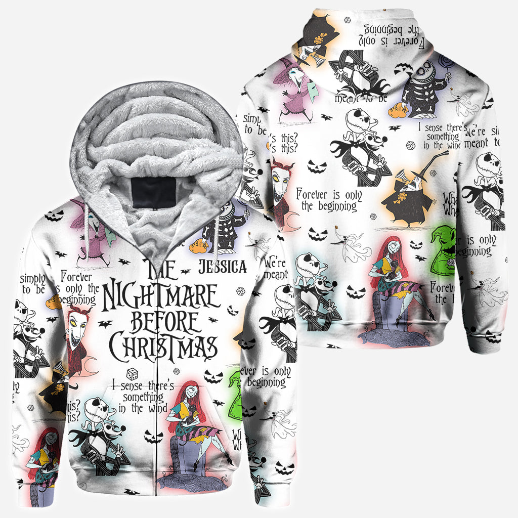 Personalized Nightmare Before Christmas All Over Shirt Gift All Over Shirt GradoCreations