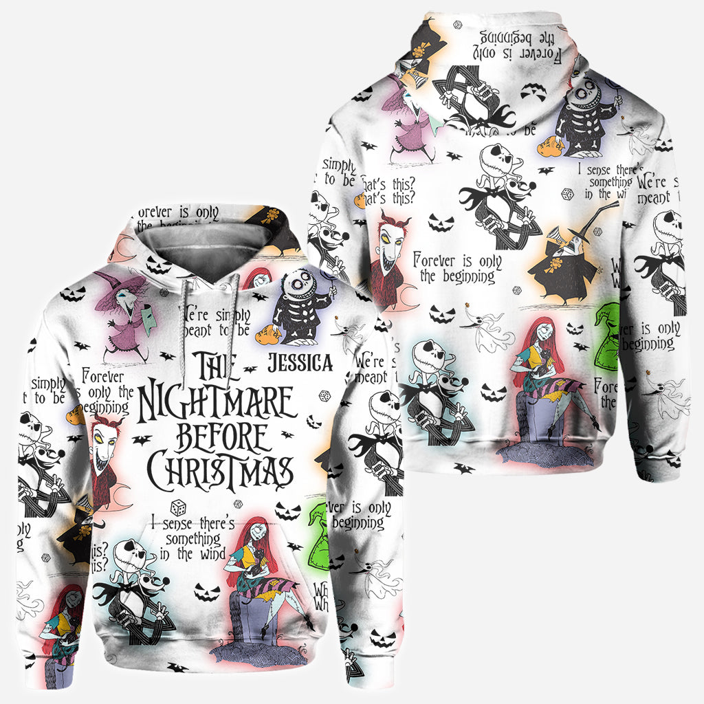 Personalized Nightmare Before Christmas All Over Shirt Gift All Over Shirt GradoCreations