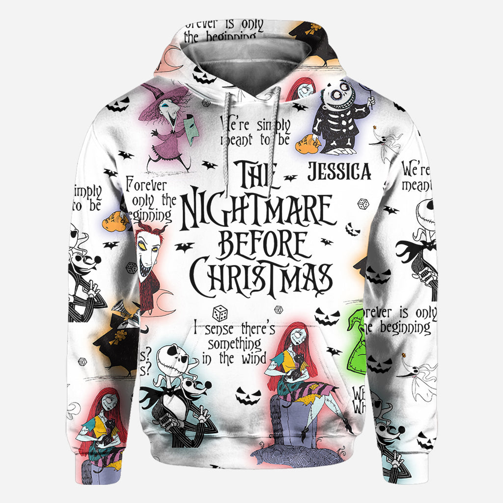 Personalized Nightmare Before Christmas All Over Shirt Gift All Over Shirt GradoCreations