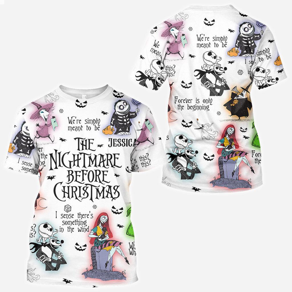 Personalized Nightmare Before Christmas All Over Shirt Gift All Over Shirt GradoCreations