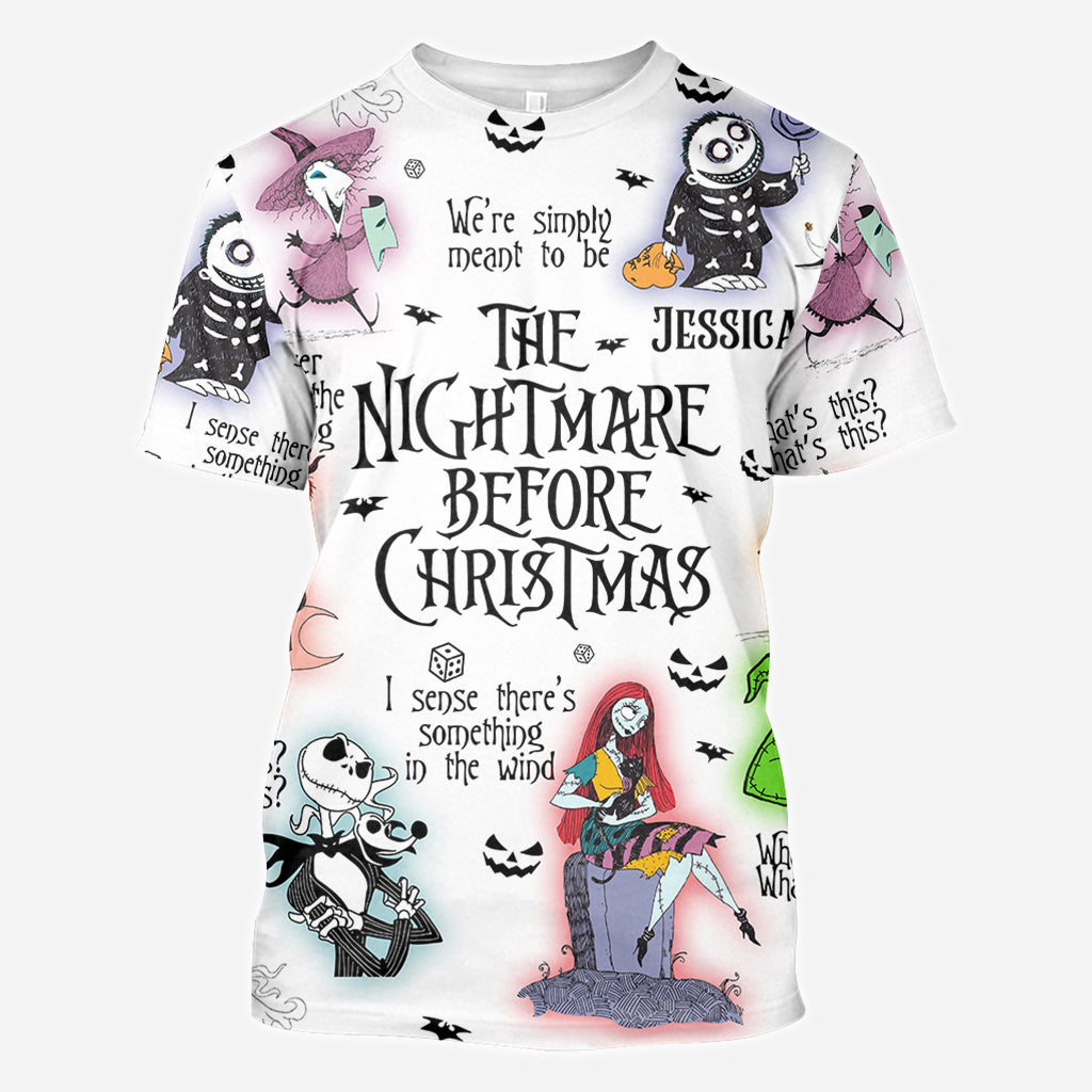 Personalized Nightmare Before Christmas All Over Shirt Gift All Over Shirt GradoCreations
