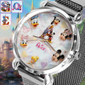 Personalized Disney Character Hand Watch for Women - Custom Name Gift Women Hand Watch GradoCreations