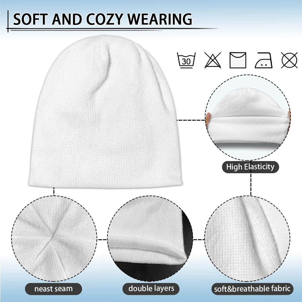 Personalized Snow Much Fun Together Beanie Hat for Kids Beanie Hat GradoCreations