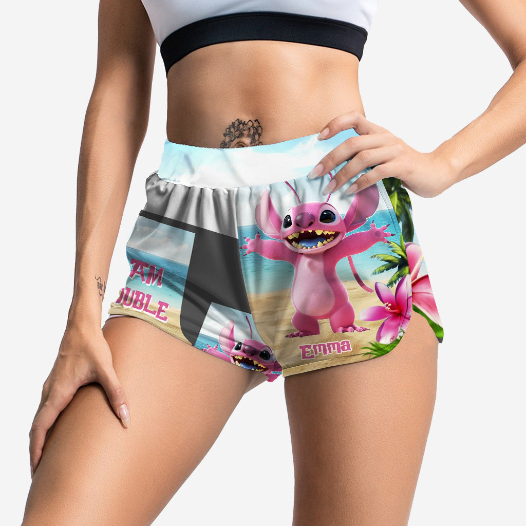 Personalized Men & Women Shorts Custom Name Ohana Gift Men Shorts & Women Shorts GradoCreations