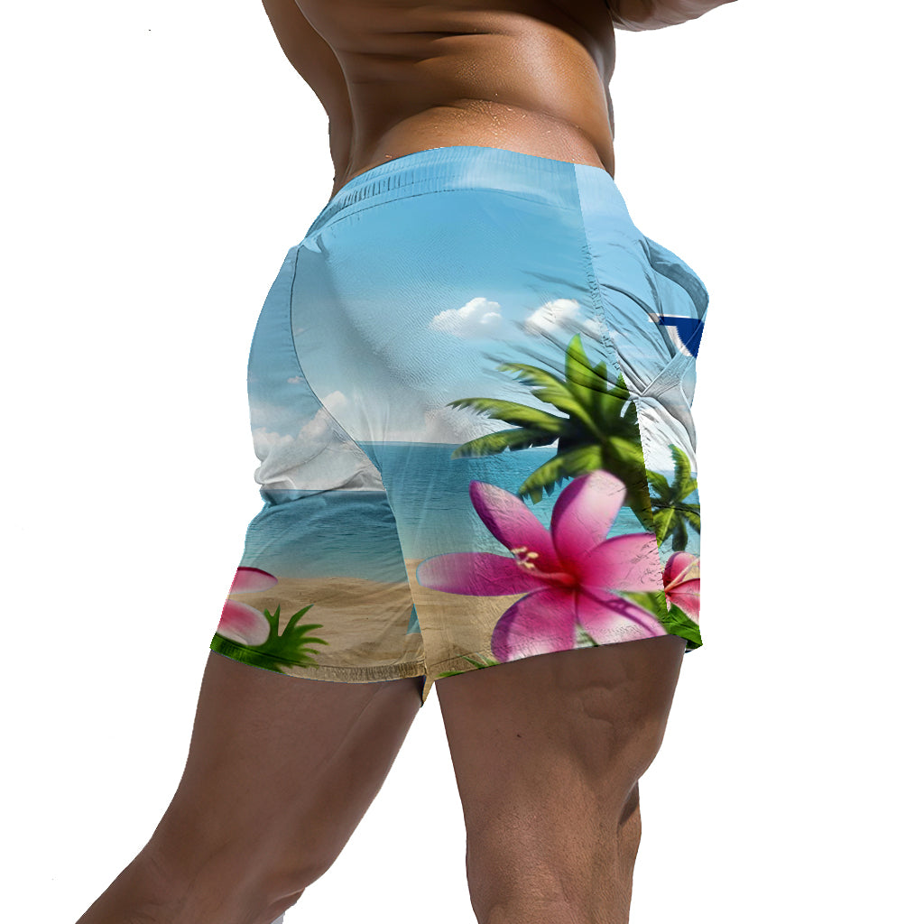 Personalized Men & Women Shorts Custom Name Ohana Gift Men Shorts & Women Shorts GradoCreations