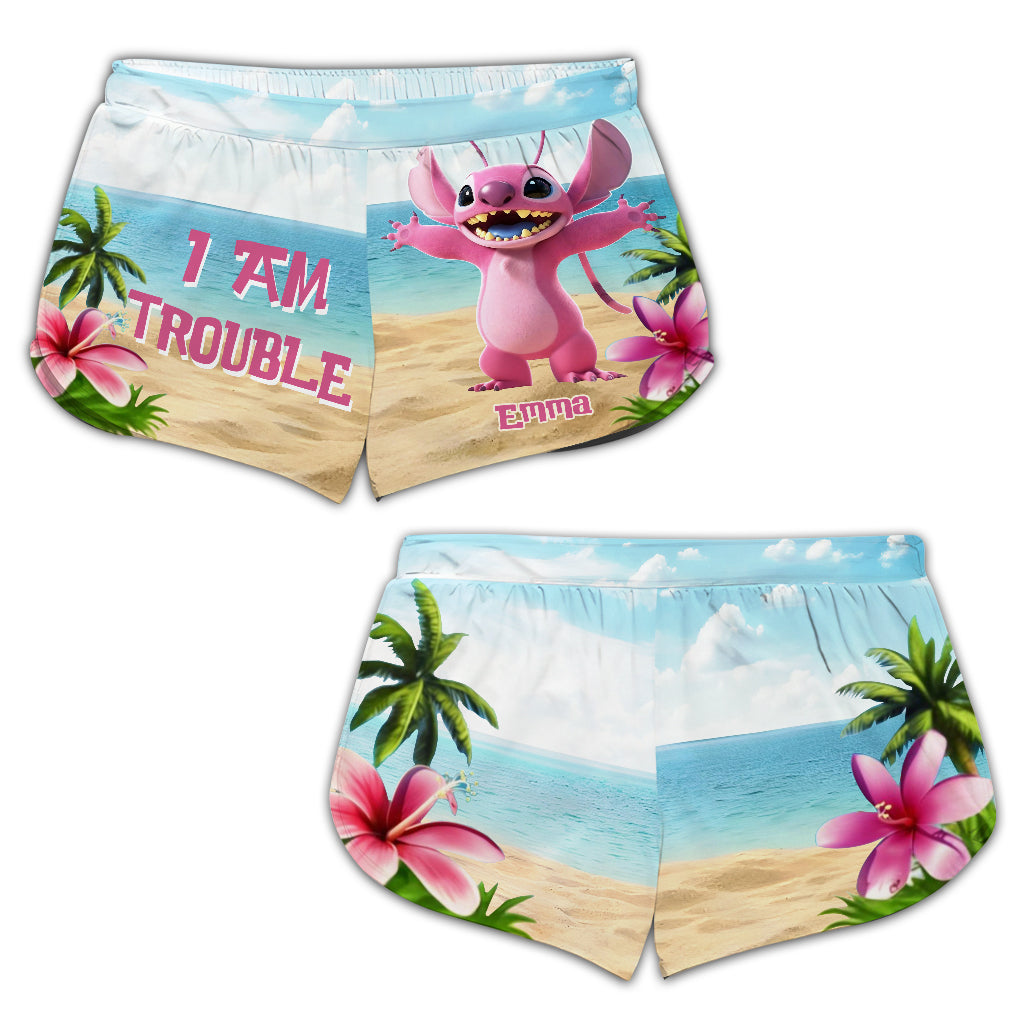 Personalized Men & Women Shorts Custom Name Ohana Gift Men Shorts & Women Shorts GradoCreations