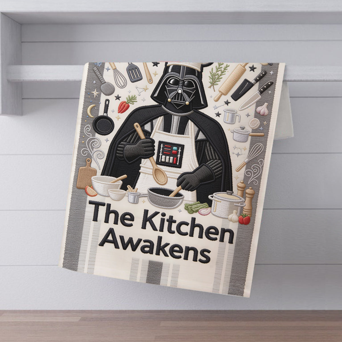 Personalized The Kitchen Awakens Towel for Home Chefs Towel GradoCreations