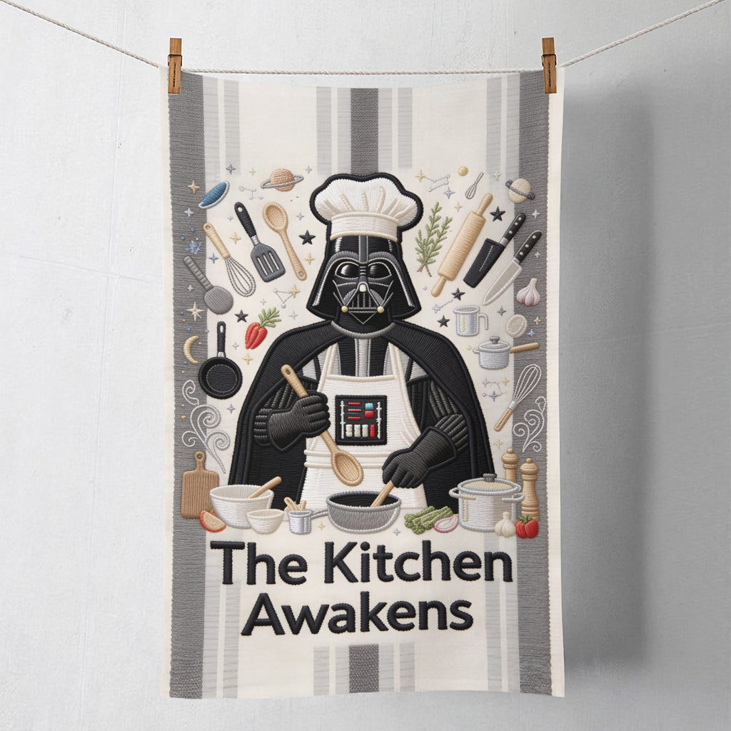 Personalized The Kitchen Awakens Towel for Home Chefs Towel GradoCreations